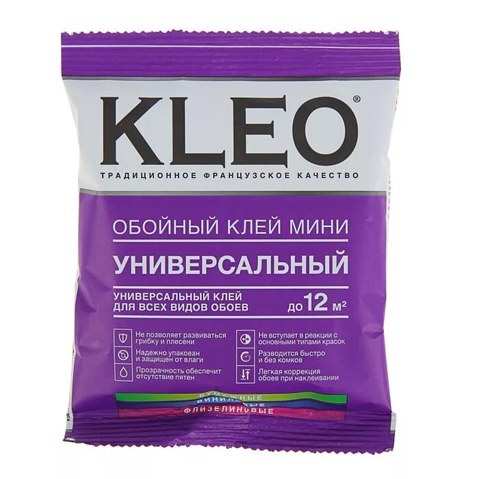 Клей Kleo мини обойный 60 г. Клей обойный Kleo мини 60 гр. line Optima. Kleo обойный клей универсальный мини. Клео клей для обоев универсальный. Обойный клей готовый