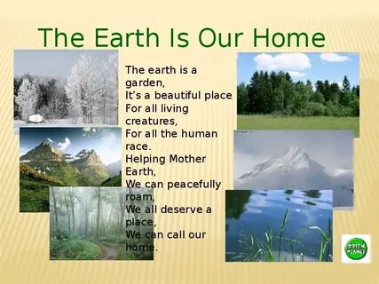 Our earth is