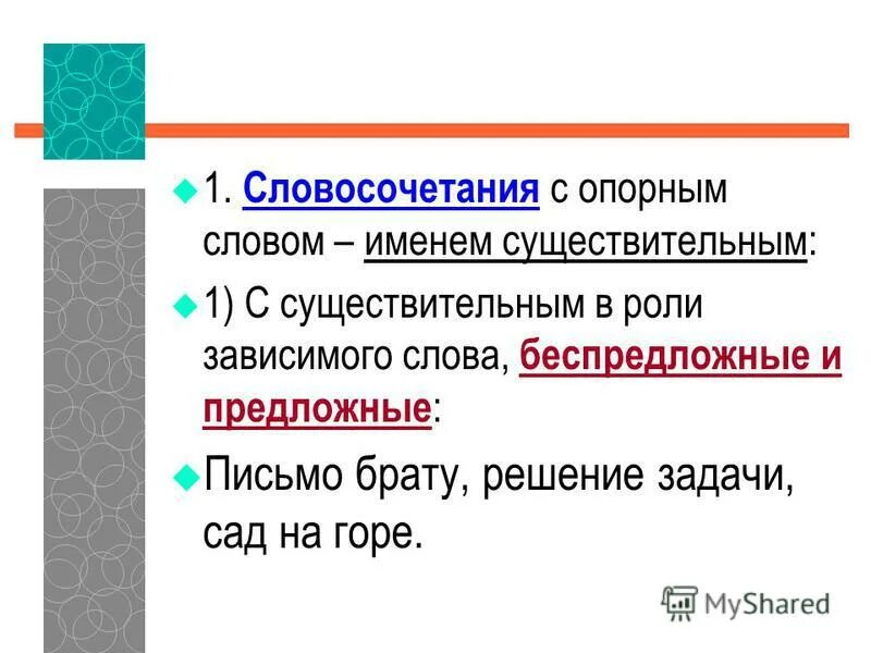 Словосочетание уроки 8 класс. Словосочетания с именами существительными. Словосочетания с зависимым словом существительным. Зависимые существительные пример.