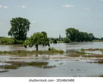 Lands flooded