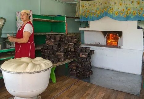 Хлеб в мини печке