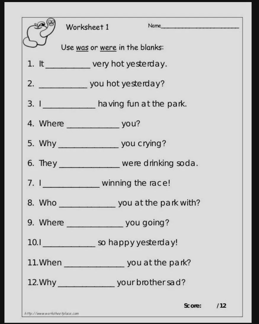 Fill in the blanks using am