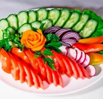 Огурцы сервировка