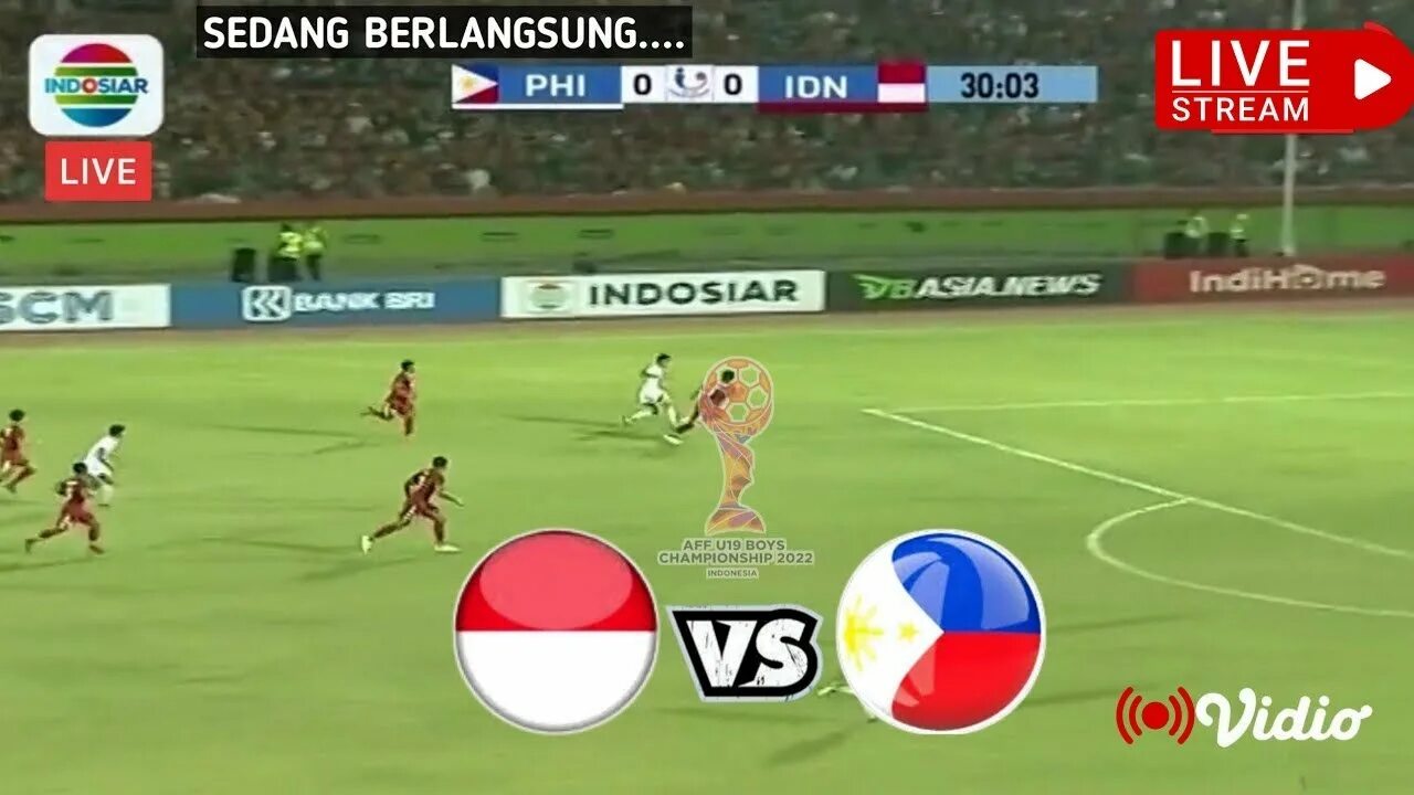 Live streaming bola vietnam indonesia. Philippines vs Indonesia.