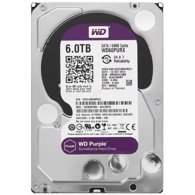Жесткий диск 6тб sata iii. Жесткий диск wd purple wd60purz. hdd wd wd60purx. жесткий диск western digital wd60purz. wd purple 6tb [wd60purz].