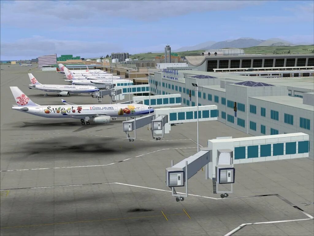 Сценарии аэропортов fsx. Аэропорт принцессы Джулианы FSX. Аэропорт RCTP. Аэродром на Тайване. Аэропорт Taoyuan внутри.