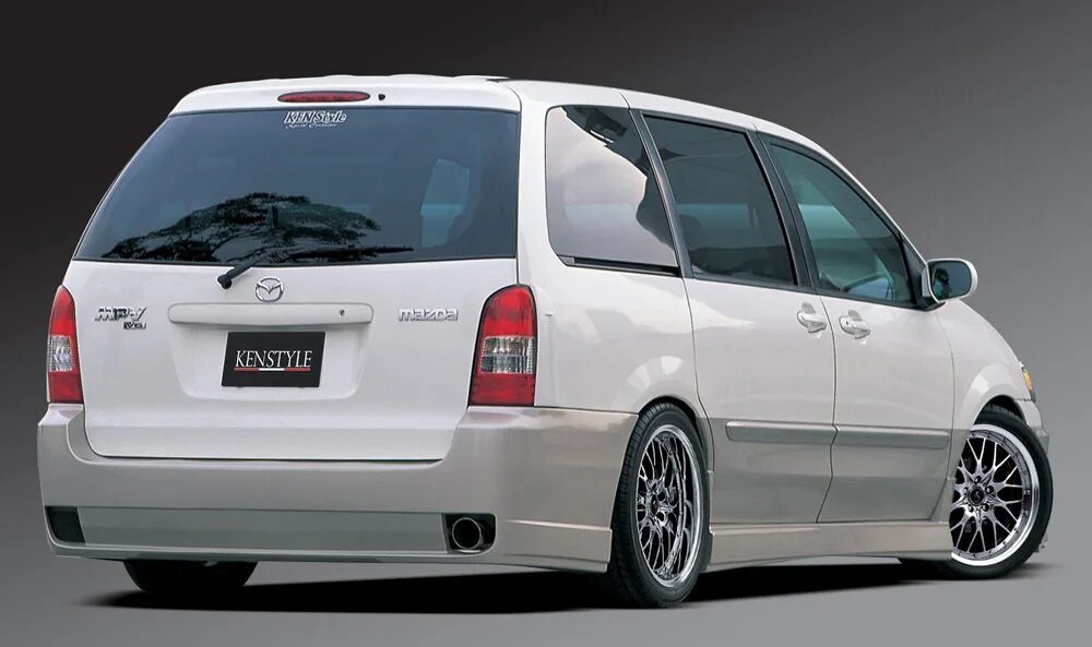 Обвес мазду мпв. Mazda mpv 2005 tuning. mazda mpv обвес. kenstyle mazda mpv. мпв 2000 обвес.