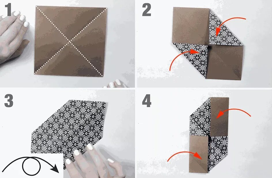 Как сделать перевертыш из бумаги. Поделка из бумаги перевертыш. Оригами из квадрата бумаги. Оригами для детей подвижные. Перевертыш из бумаги схема.