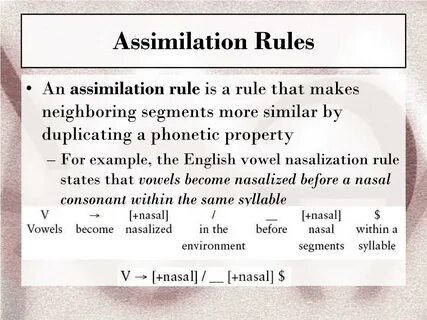 Assimilation in english phonetics