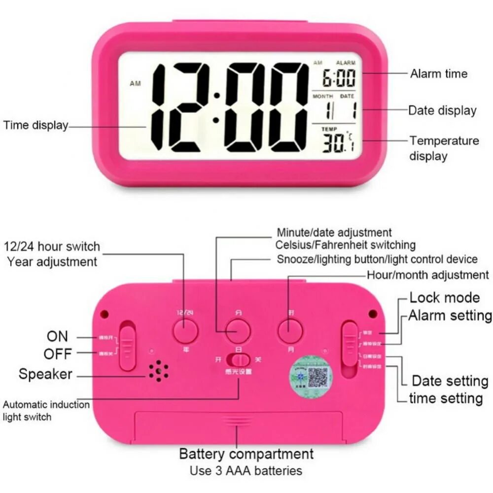 Включи мультиварик будильник. Часы будильник Snooze инструкция. Часы настольные электронные японские Nippon с кнопками Alarm, min, hour, time, Snooze. Электронные часы Snooze VST. Настраиваем китайские настольные часы.