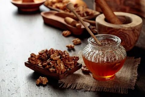 Корица с медом и грецким орехом
