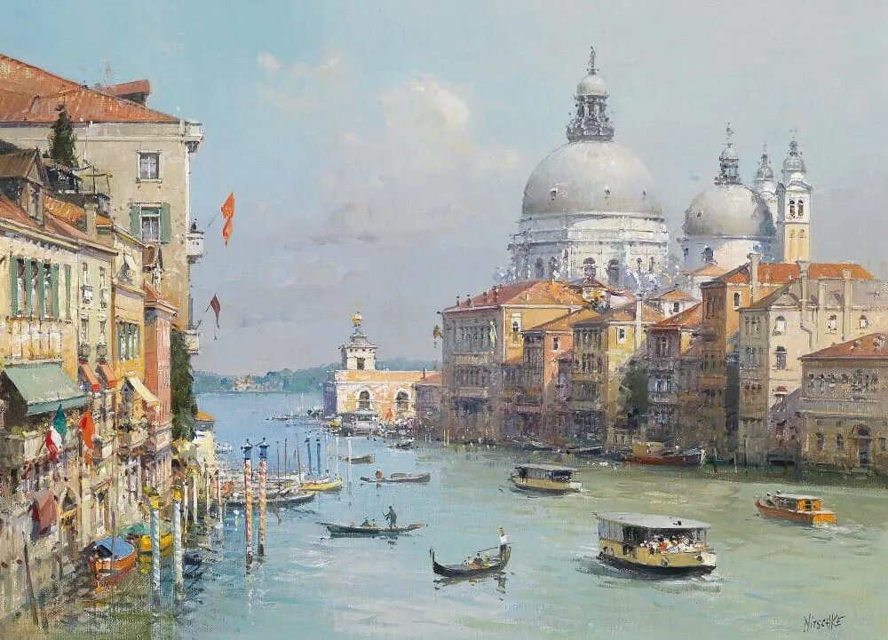 итальянский художник г. рубенс санторо венеция. венеция федерико дель кампо. леон роулетте художник пейзаж. итальянский художник г.