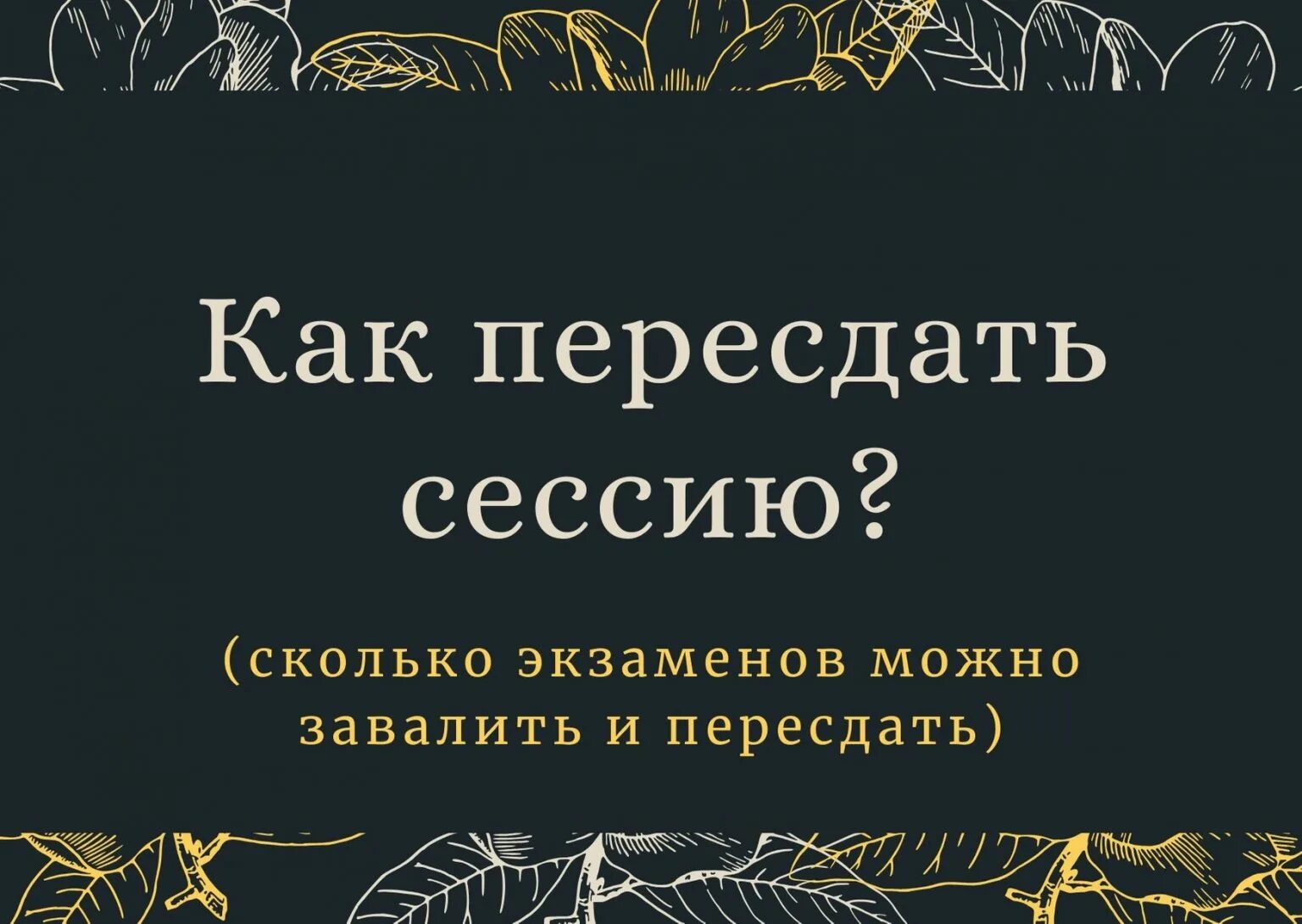 Сколько раз можно пересдавать проект Сколько раз можно пересдавать экзамен в вузе