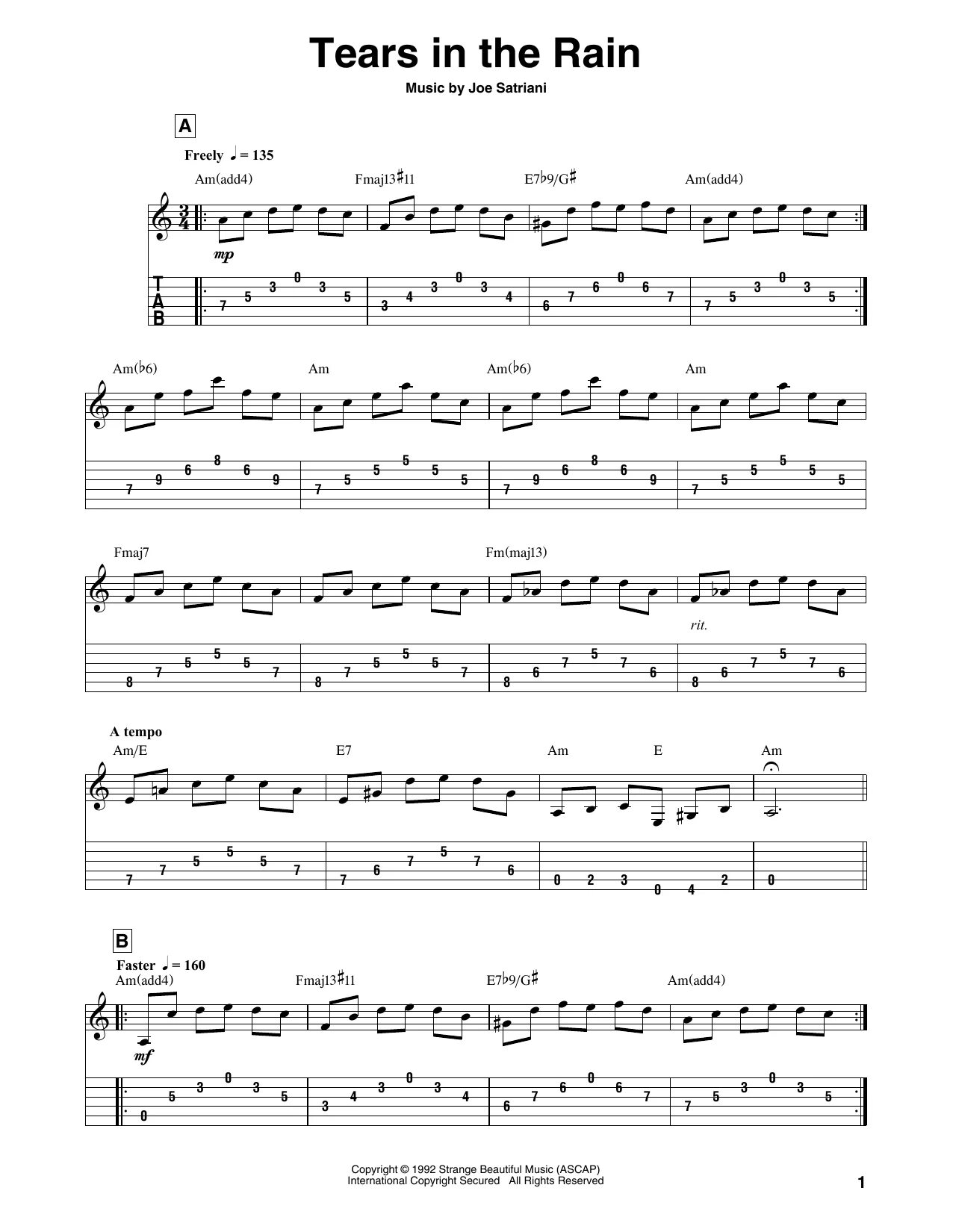 Tears in the Rain Ноты для гитары. Satriani tears in the Rain Ноты. Tears in the Rain Guitar Tabs. Rain tab