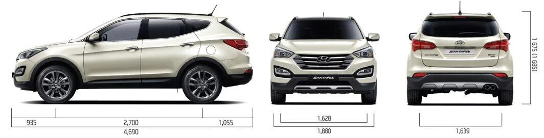 Hyundai santa fe 2021 габариты. Хендай санта фе 2007 габариты. Размера хундай санта фе. Хендай санта фе 4 габариты. Габариты хендай санта фе 2 поколение.