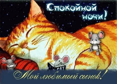 Пожелание доброй ночи сыну