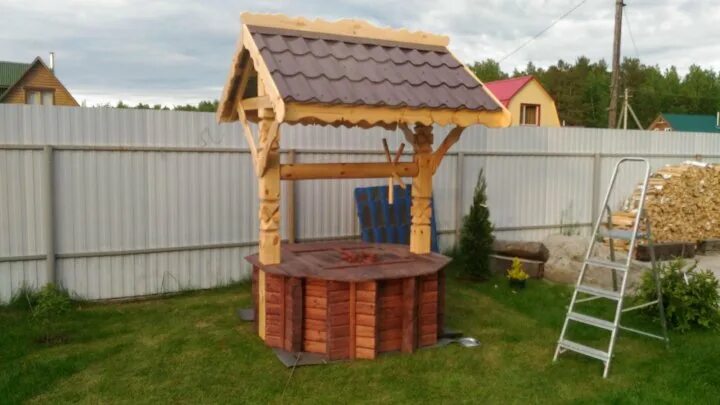 Декоративные колодцы: своими руками украшаем приусадебный участок Kebun, Rumah k