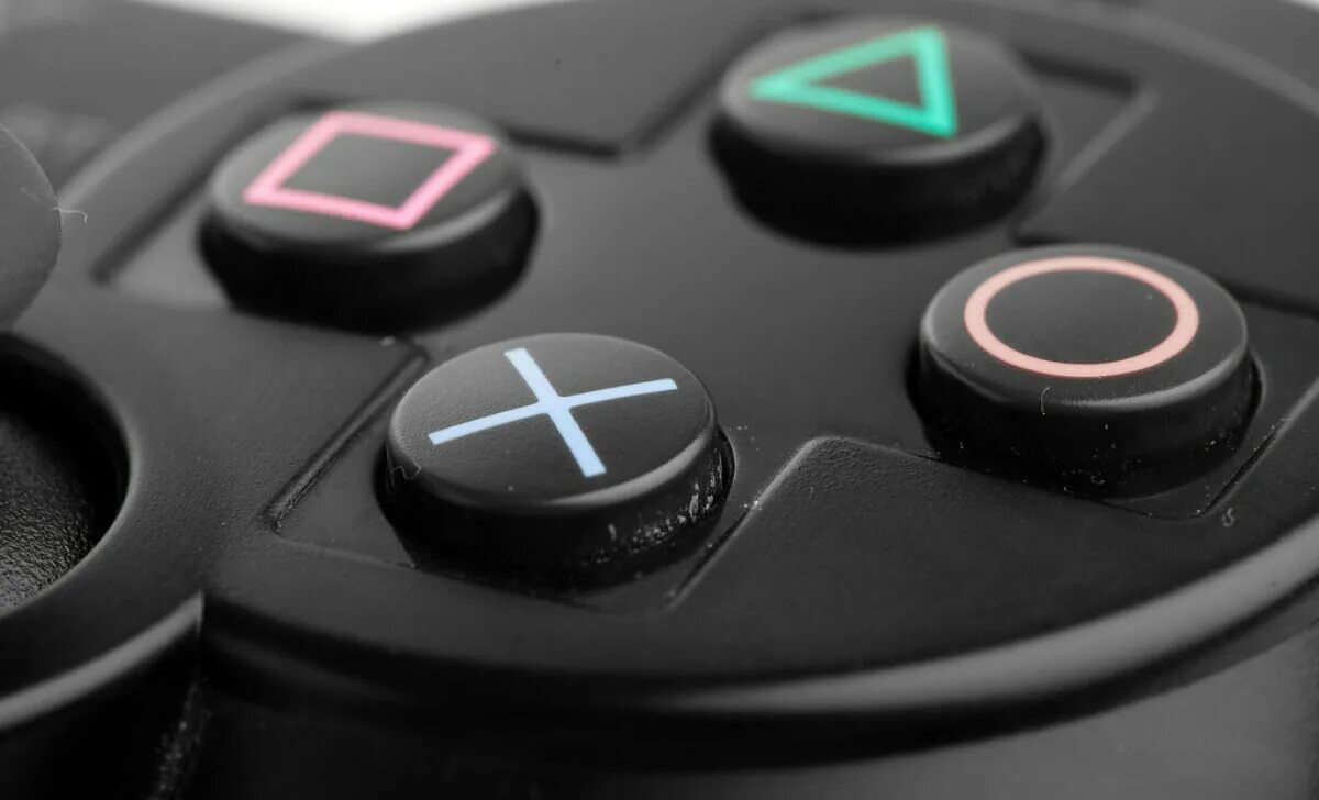 4 Кнопка VSIOB. PLAYSTATION buttons. Four buttons. Buttons Play for game.