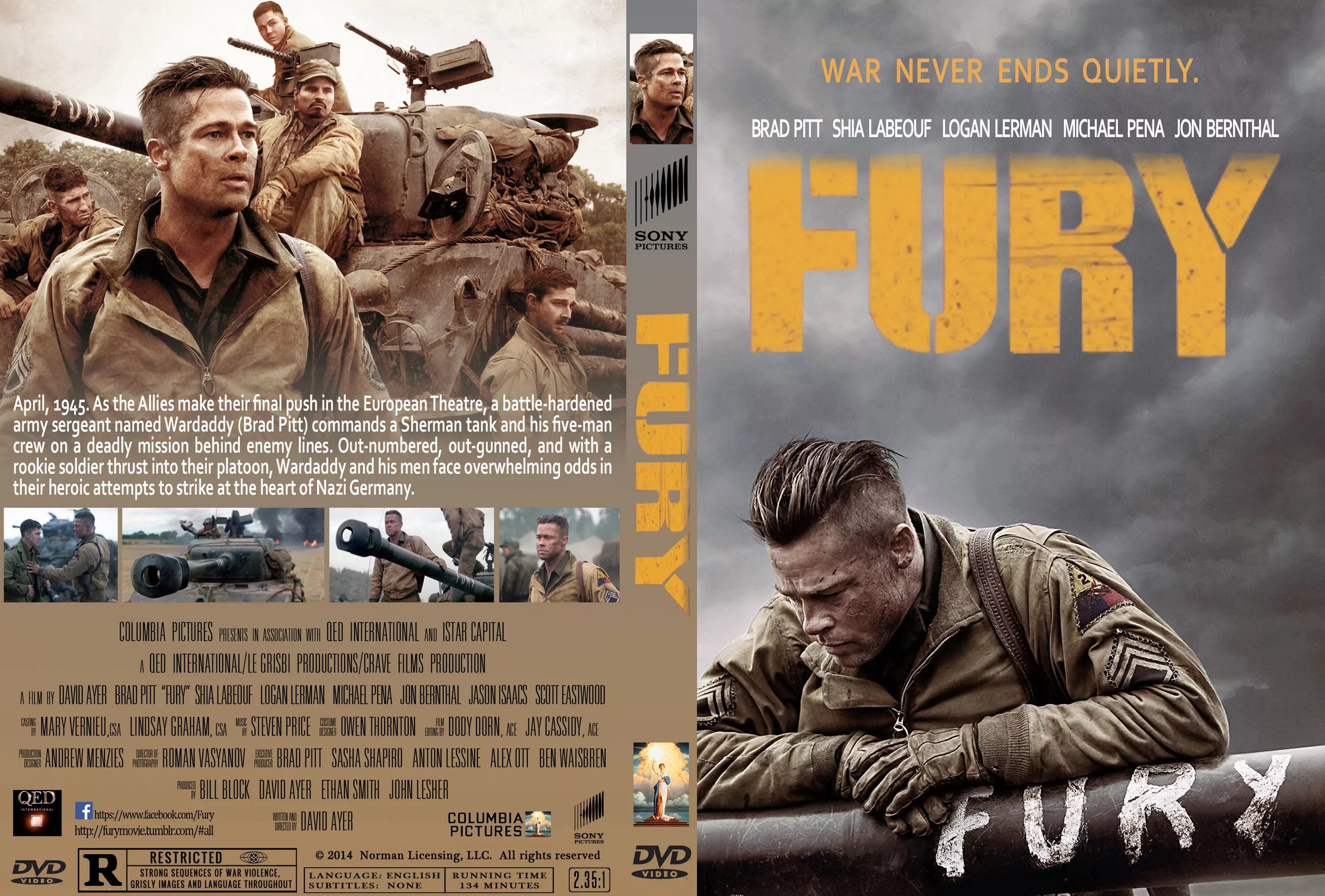 Fury коды. Fury 2014. «ярость» / fury (2014). ярость 2014 обложка.
