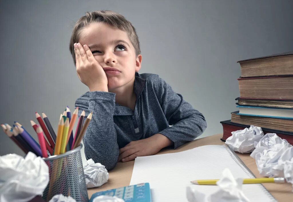 Doing his homework