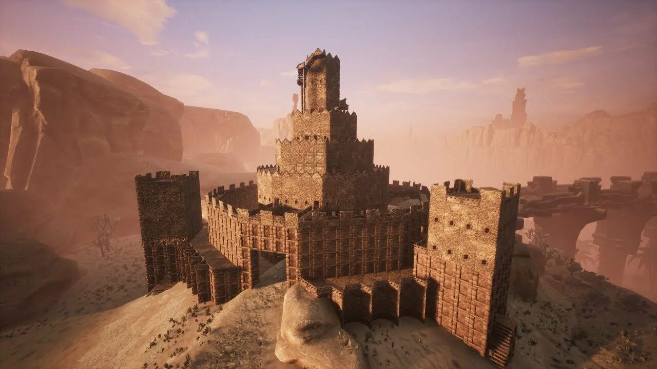 Конан крепость Клаэля. Конан Exiles замки. Постройки в Конан Экзайл. Conan Exiles постройки.