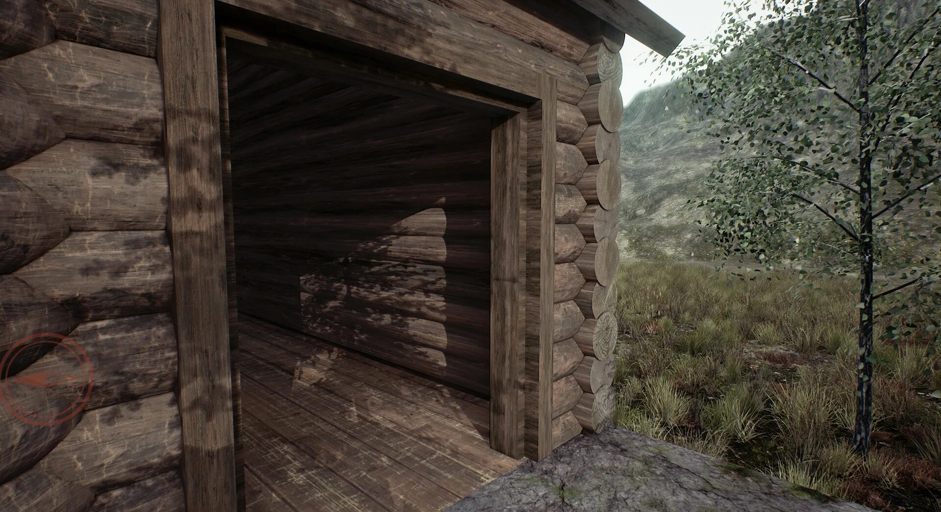 Unreal logging. Сруб unreal engine 4. unreal engine деревянный дом. сарай из игры. unreal engine обои.