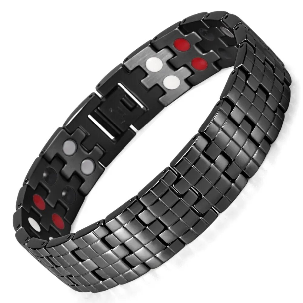 Браслет Leopard Health Magnetic Bracelet. 161687. Stainless Steel браслет магнитные. Мужской титановый браслет Тяньши. Браслет для давления мужской. Мужские браслеты купить недорого