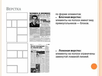 Элементы верстки