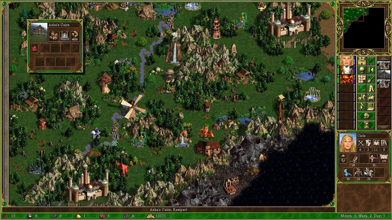Heroes of might and magic 3 карты. Heroes of might and Magic 3 Оплот. Герои 3 Оплот герои. Герои меча и магии 3 карта. Heroes of might and Magic 3 Rampart.
