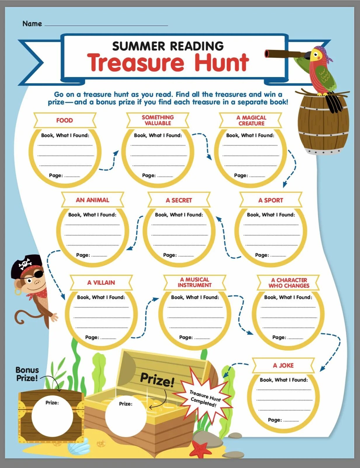 Summer treasure. Treasure Hunt for Kids. Treasure Hunt Worksheets. Treasure Hunt game for Kids.