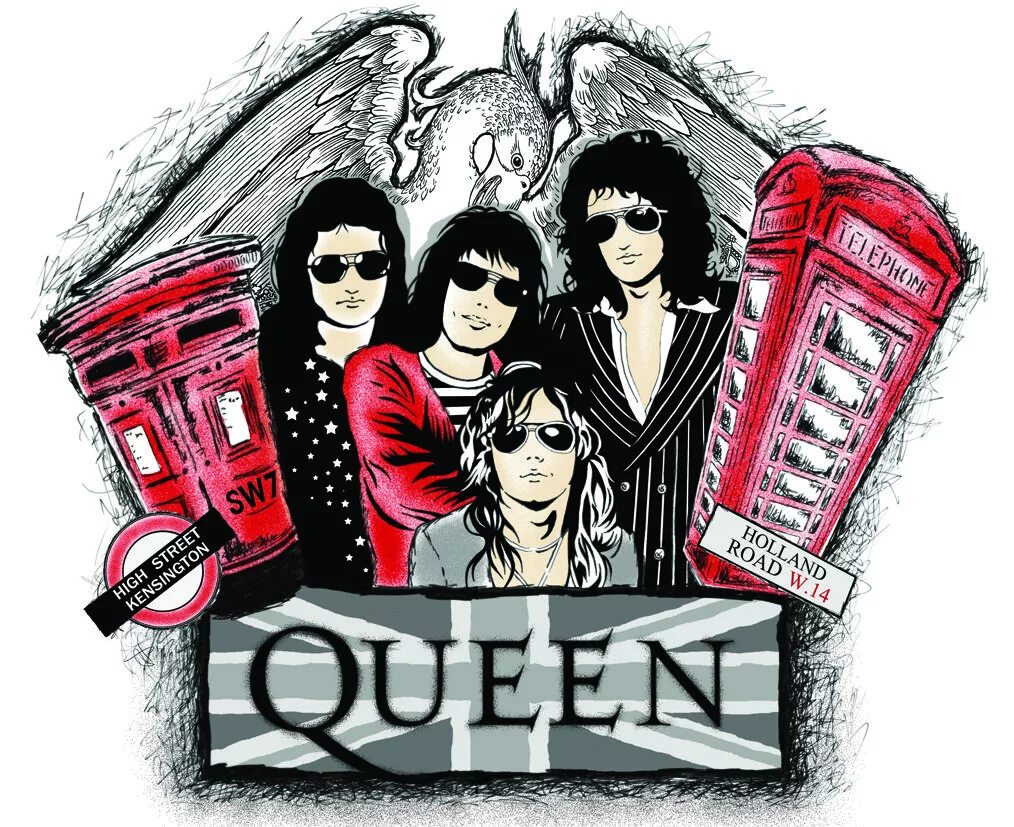 Рок группа Квин. Арт рок группы Queen. Квин рисунок группа. Рок группа Queen poster. Песня друг рок