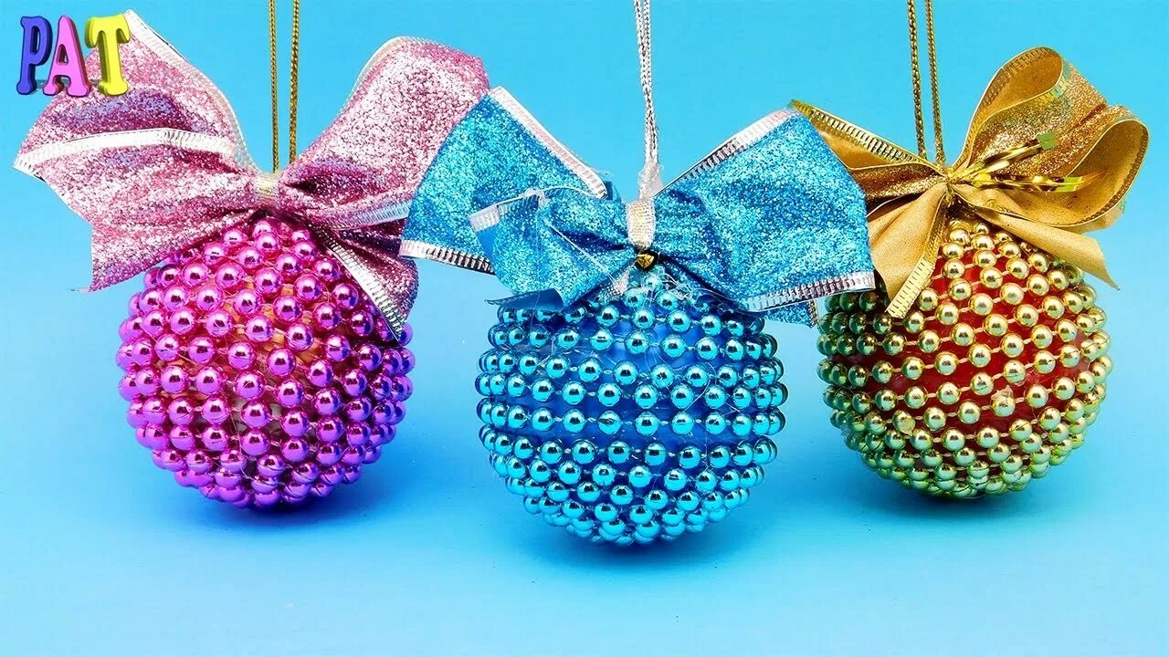 Мастер класс как сделать елочную игрушку