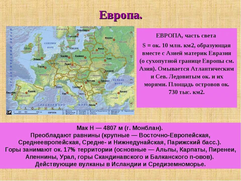 Большую часть территории занимают 2 государства. Европа (часть света). Сообщение о Европе. Сообщение на тему Европа. Европа для презентации.