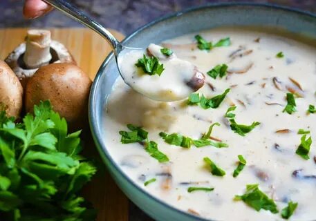 Грибы с молоком и сыром