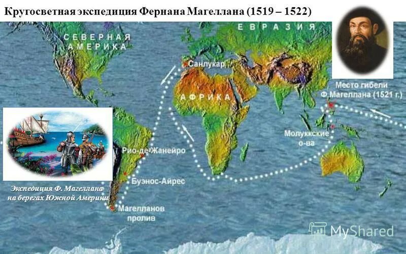 Фернан Магеллан Экспедиция 1519-1522. Маршрут Фернана Магеллана 1519-1522. Маршрут путешествия Фернана Магеллана. Открытие экспедиции Фернана Магеллана.