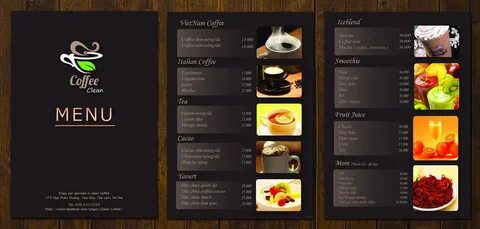 Cafe меню