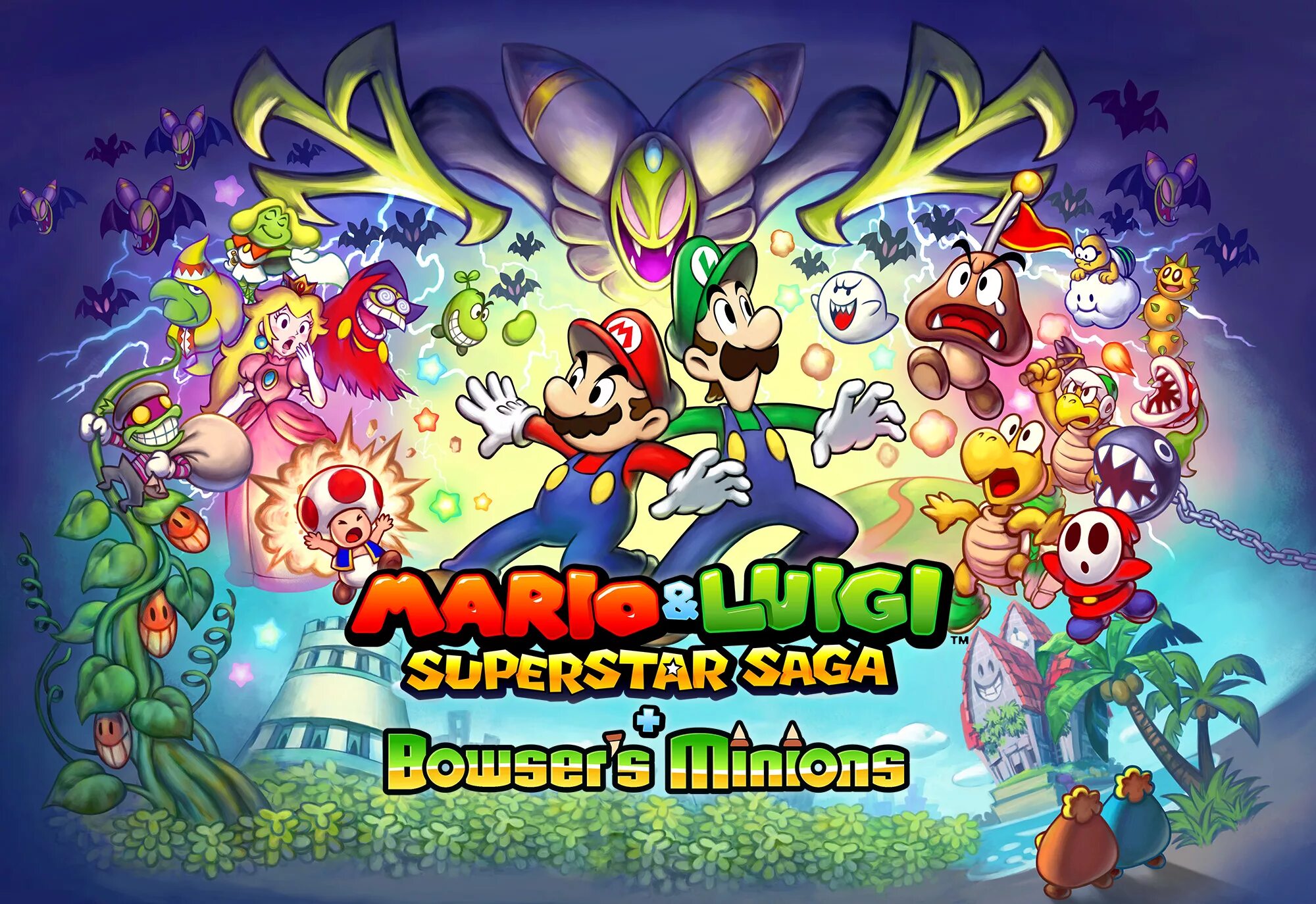 Mario and Luigi Superstar Saga. Mario and Luigi RPG. Mario & Luigi: Superstar Saga + Bowser's Minions. Mario and Luigi super Star Saga 3ds.