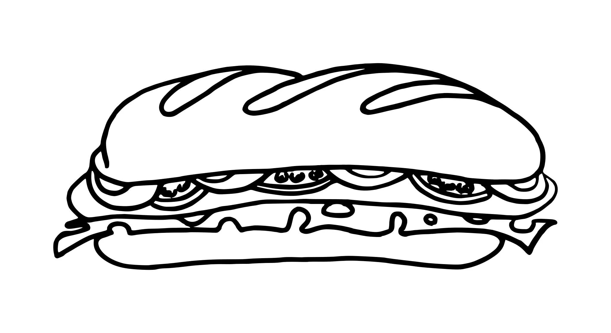 Раскраски фуд. Раскраска бутерброд. Сэндвич раскраска. Эскиз бутерброда. Бутерброд раскраска для детей.