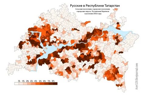 Этническая карта татарстана