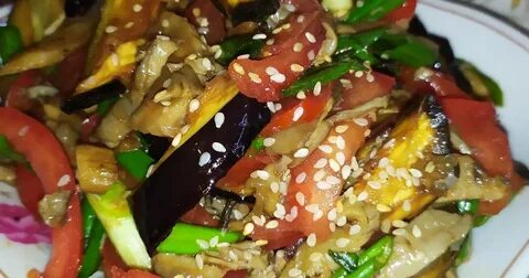 Салат с кунжутом по корейски