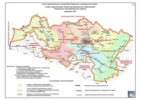 Пензенские муниципальные районы