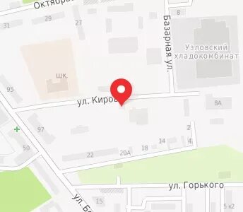 Карта узловой тульской