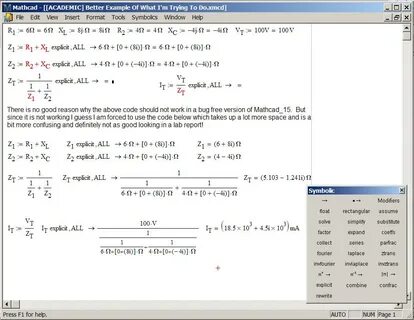 Mathcad 15