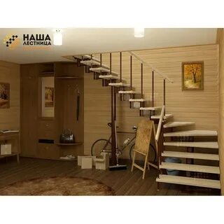 Лестницы в дом на этажи модульные