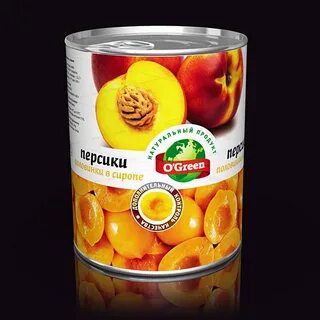 Персики консервированные с сыром