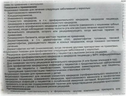 Лечение кандидоза полости рта флуконазолом