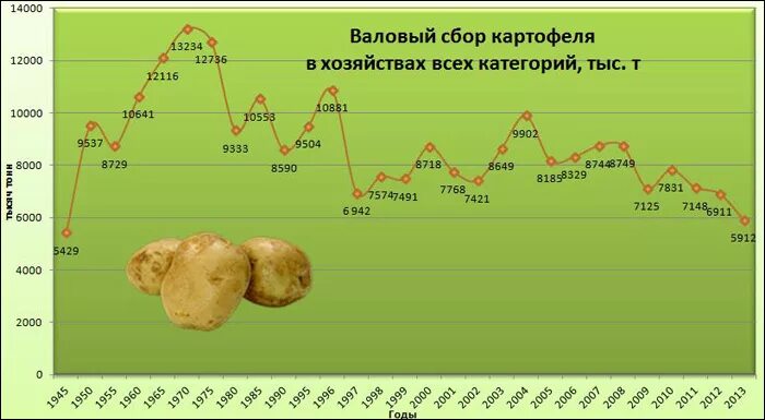 График урожайности картофеля. Объемы производства картофеля в России. Урожайность картофеля в Беларуси.