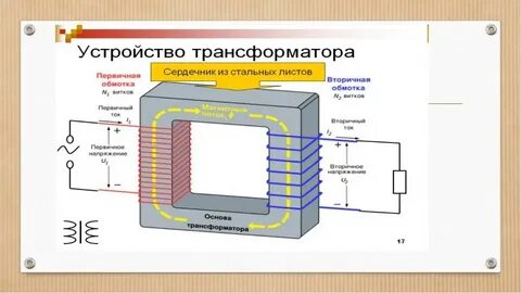 Трансформатор переменного тока схема