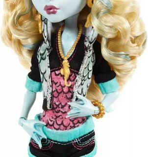 Кукла MONSTER HIGH Reproduction - Лагуна Блю базовая с питомцем.
