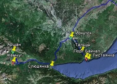 Аршан на карте
